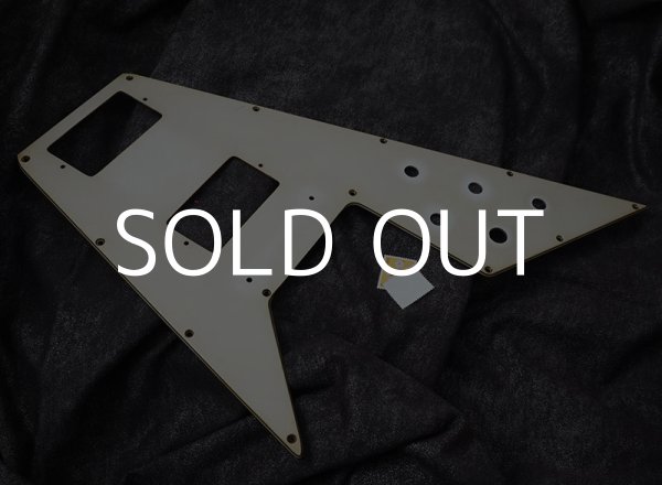 画像1: 【71】Flying V - Vintage Maniacs Replica Pickguard - ヘビーエイジド：B (1)