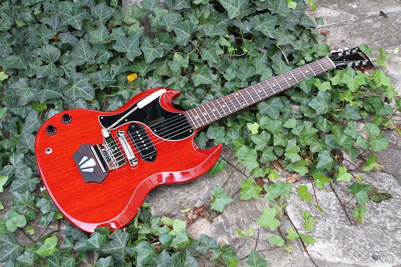 SG Junior 2018 Left Handed Vintage Cherry with Vintage Maniacs